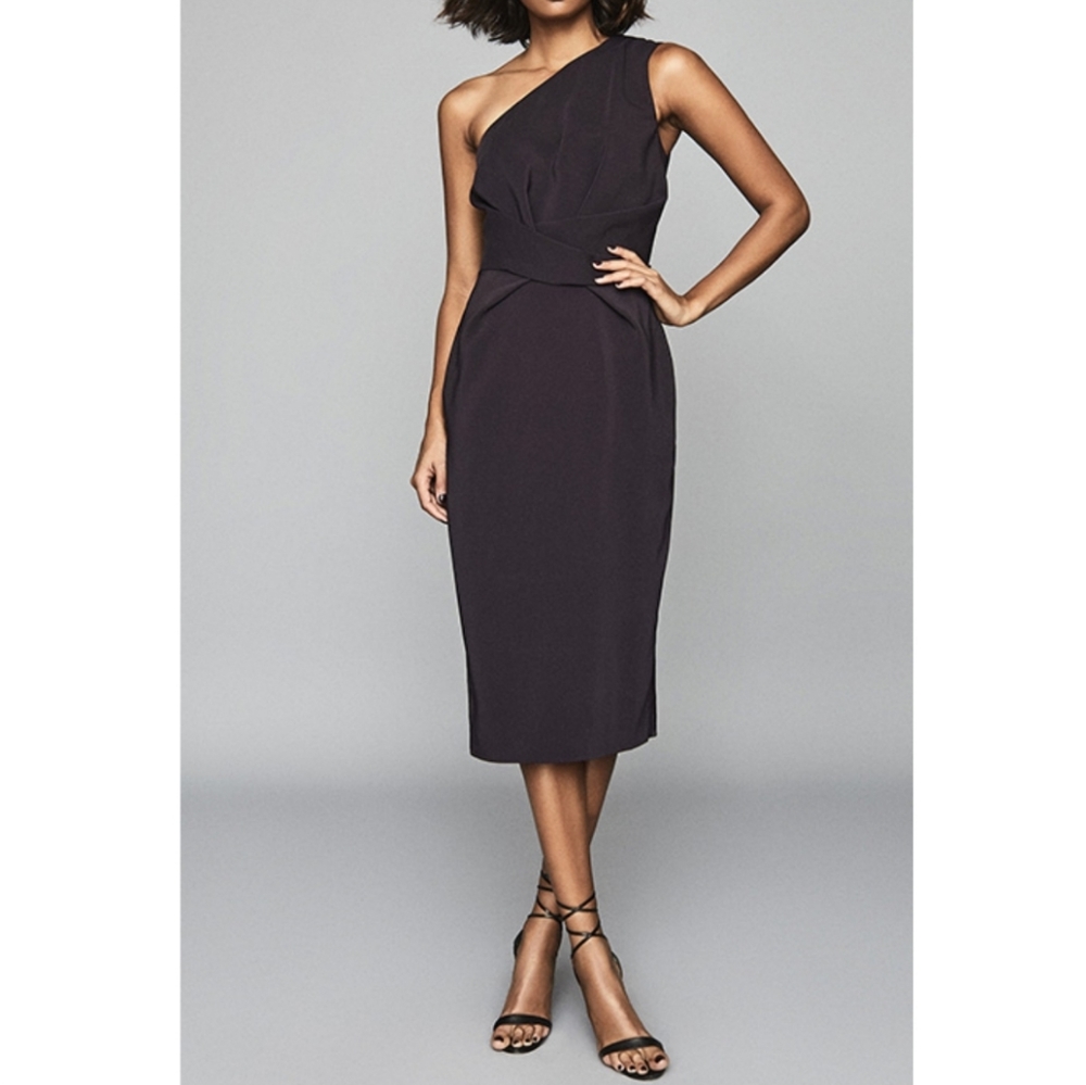 NWT REISS | Laurent One Shoulder Dress